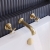 Delphi Windsor Crosshead Brushed Brass 3-Hole Wall Mounted Bath Filler Tap | Thumbnail Image