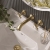 Delphi Windsor Crosshead Brushed Brass 3-Hole Wall Mounted Basin Mixer Tap | Thumbnail Image