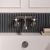 Delphi Windsor Crosshead Brushed Pewter Wall Mounted Bath Filler Tap | Thumbnail Image