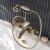 Delphi Windsor Crosshead Brushed Brass Wall Mounted Bath Shower Mixer Tap | Thumbnail Image