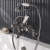 Delphi Windsor Crosshead Brushed Pewter Wall Mounted Bath Shower Mixer Tap | Thumbnail Image