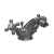 Delphi Windsor Crosshead Brushed Pewter Bidet Mixer Tap (inc Waste) | Thumbnail Image