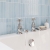Delphi Windsor Crosshead Chrome Bath Hot and Cold Taps Pair | Thumbnail Image