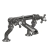 Delphi Windsor Crosshead Brushed Pewter Bath Filler Tap Pillar Mounted | Thumbnail Image