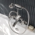 Delphi Windsor Crosshead Chrome Wall Mounted Bath Shower Mixer Tap | Thumbnail Image