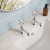 Delphi Windsor Crosshead Chrome Basin Hot and Cold Taps Pair | Thumbnail Image