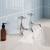 Delphi Windsor Crosshead Chrome Basin Hot and Cold Taps Pair | Thumbnail Image