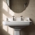 Delphi Windsor Crosshead Brushed Pewter Basin Hot and Cold Taps Pair | Thumbnail Image