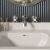Delphi Windsor Crosshead Chrome 3-Hole Wall Mounted Basin Mixer Tap | Thumbnail Image