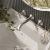 Delphi Windsor Crosshead Chrome 3-Hole Wall Mounted Basin Mixer Tap | Thumbnail Image