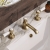 Delphi Windsor Lever Brushed Brass 3-Hole Basin Mixer Tap (inc Pop-Up Waste) | Thumbnail Image