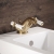 Delphi Windsor Lever Brushed Brass Bidet Mixer Tap (inc Waste) | Thumbnail Image