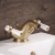 Delphi Windsor Lever Brushed Brass Bidet Mixer Tap (inc Waste) | Thumbnail Image