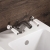 Delphi Windsor Lever Brushed Pewter Bidet Mixer Tap (inc Waste) | Thumbnail Image