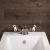 Delphi Windsor Lever Brushed Pewter Bidet Mixer Tap (inc Waste) | Thumbnail Image