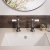 Delphi Windsor Lever Brushed Pewter Basin Hot and Cold Taps Pair | Thumbnail Image
