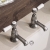 Delphi Windsor Lever Brushed Pewter Basin Hot and Cold Taps Pair | Thumbnail Image