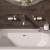 Delphi Windsor Lever Brushed Pewter 3-Hole Wall Mounted Basin Mixer Tap | Thumbnail Image
