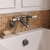 Delphi Windsor Lever Brushed Pewter Wall Mounted Bath Filler Tap | Thumbnail Image