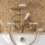 Delphi Windsor Lever Brushed Brass Wall Mounted Bath Shower Mixer Tap | Thumbnail Image