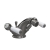 Delphi Windsor Lever Brushed Pewter Bidet Mixer Tap (inc Waste) | Thumbnail Image