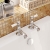 Delphi Windsor Lever Chrome Bath Hot and Cold Taps Pair | Thumbnail Image