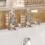 Delphi Windsor Lever Chrome Bath Hot and Cold Taps Pair | Thumbnail Image