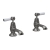 Delphi Windsor Lever Brushed Pewter Bath Hot and Cold Taps Pair | Thumbnail Image
