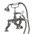 Delphi Windsor Lever Brushed Pewter Pillar Mounted Bath Shower Mixer Tap | Thumbnail Image