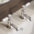Delphi Windsor Lever Chrome Basin Hot and Cold Taps Pair | Thumbnail Image