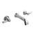 Delphi Windsor Lever Chrome 3-Hole Wall Mounted Bath Filler Tap | Thumbnail Image