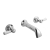 Delphi Windsor Lever Chrome 3-Hole Wall Mounted Basin Mixer Tap | Thumbnail Image