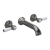 Delphi Windsor Lever Brushed Pewter 3-Hole Wall Mounted Basin Mixer Tap | Thumbnail Image