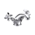 Delphi Aston Mono Basin Mixer Tap Without Waste - Chrome