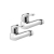 Deva Adore Modern Bath Taps Pair - Chrome | Thumbnail Image