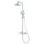 Deva Aio Aurajet Cool To Touch Bar Shower Valve with Shower Kit and Fixed Head - Chrome
