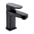 Deva Amio Mono Basin Mixer Tap with Press Top Waste - Matte Black