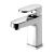 Deva Amio Mono Basin Mixer Tap with Press Top Waste - Chrome