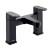 Deva Amio Bath Filler Tap Pillar Mounted - Matte Black