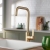 Deva Ashworth Kitchen Sink Mixer Tap - Brushed Brass