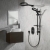 Deva Aurajet Aio Concealed Shower Pack - Matt Black