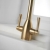 Deva Carlow Kitchen Sink Mixer Tap - Brushed Brass