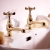 Deva Coronation Basin Taps Pair - Gold | Thumbnail Image