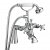 Deva Coronation Pillar Mounted Bath Shower Mixer Tap - Chrome