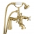 Deva Coronation Pillar Mounted Bath Shower Mixer Tap Gold
