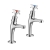 Deva Kitchen Sink Taps Pair Cross Handle - Chrome | Thumbnail Image