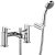 Deva Ethos Pillar Mounted Bath Shower Mixer Tap - Chrome