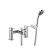 Deva Ethos Pillar Mounted Bath Shower Mixer Tap - Chrome | Thumbnail Image
