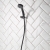 Deva Ethos Pillar Mounted Bath Shower Mixer Tap - Matt Black | Thumbnail Image