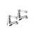 Deva Georgian Bath Taps Pair - Chrome | Thumbnail Image